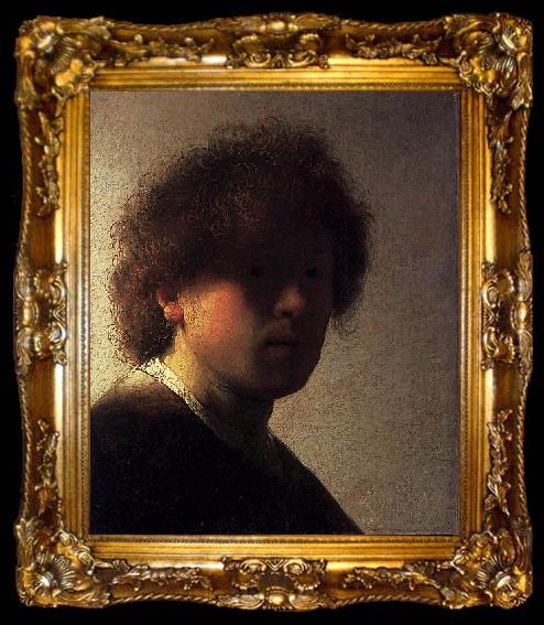 framed  REMBRANDT Harmenszoon van Rijn Self-portrait, ta009-2